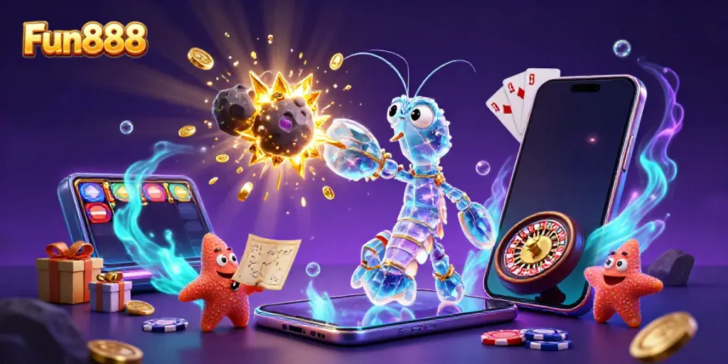 Experience the thrill of Fun888 with vibrant casino games and galactic adventures.