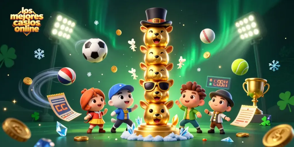 Disfruta de la emoción en los mejores casinos online con un diseño dinámico y colorido.