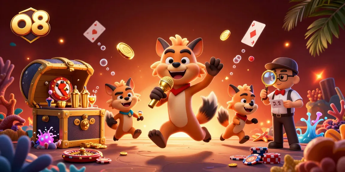 Experience thrilling gaming moments at o8 as hyenas run a vibrant casino, blending comedy and action.
