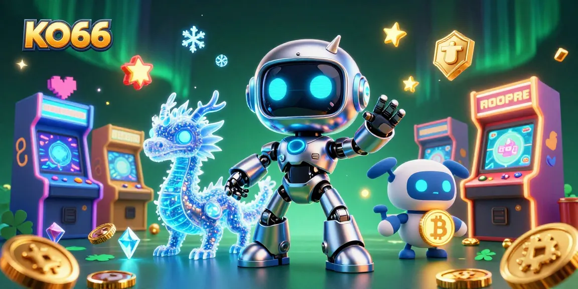 Experience the thrilling features of KO66 Online Casino with vibrant 3D elements and characters.